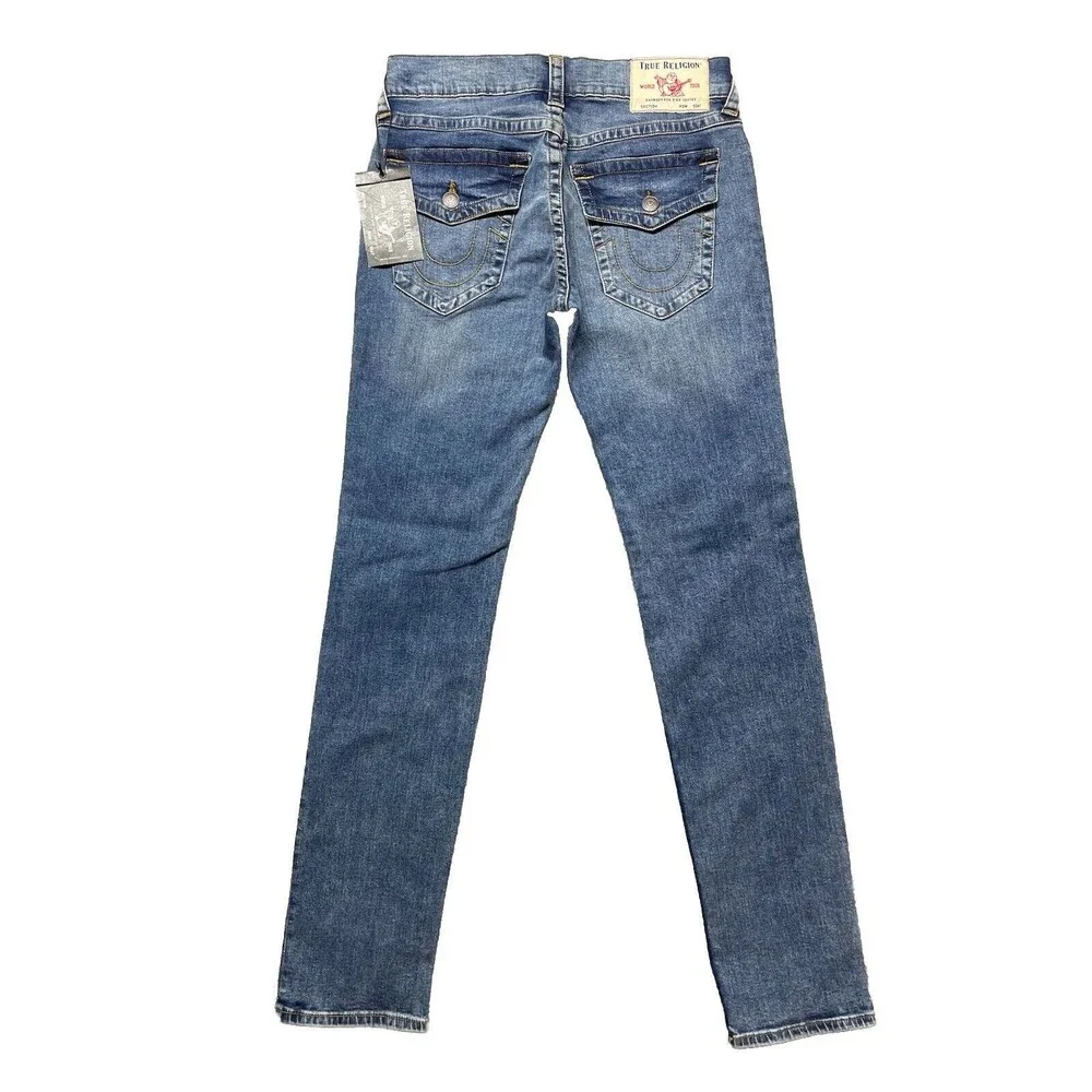True Religion Rocco Relaxed skinny Flap SN Men's Jeans Size 31x34